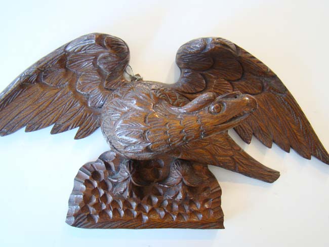 A wonderful carved American eagle circa 1870